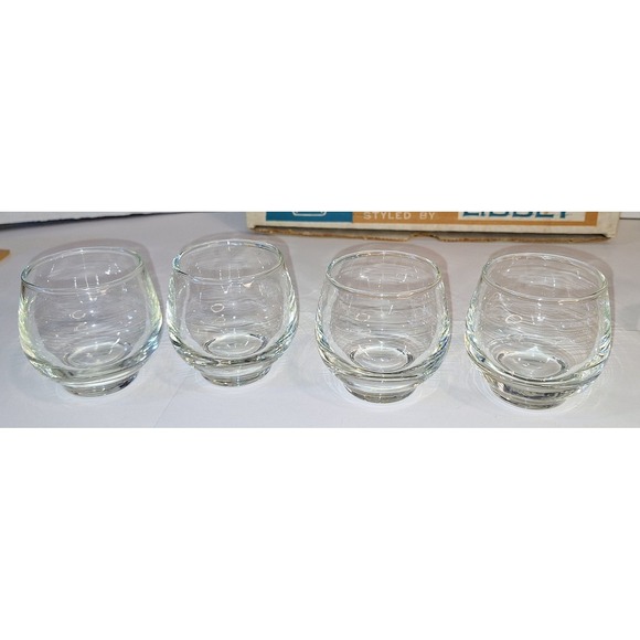 Lot Of 8 Vintage Libbey Tempo Cocktail Glasses Clear 4.5 Ounce - Picture 2 of 6